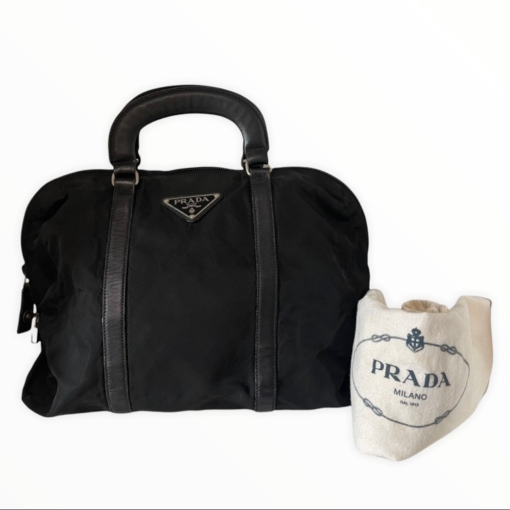 Authentic Prada Satchel Nylon travelling bag